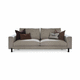 modernes Sofa / grau / Stoff / Kiefer