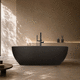 ovale Badewanne / freistehend / für Wohnungen / zur beruflichen Nutzung
