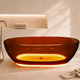 Badewanne mit Licht / oval / freistehend / für Wohnungen