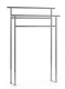 Leiter-Handtuchhalter / bodenstehend / Messing