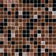Mosaikoptik-Fliesen / Glas / für den Innenraum / Wand