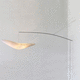 moderne Wandleuchte / für den Innenraum / Stahl / Japanpapier