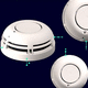 Infrarot-Rauchsensor / mit Thermistor / optisch / für den Innenraum