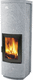 Holz-Kaminofen / modern / Stein