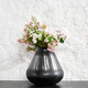 klassische Vase / Aluminium / Tisch / silberfarben