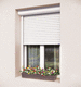 Sonnenkollektoren-Fensterladen / rollend / Aluminium / PVC