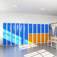 Stahl-Garderobenschrank / für Sportanlage / für Gewerbegebrauch / für Büro