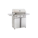 Gas-Gartengrill / mobil / Edelstahl / mit Stauraum