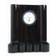 Uhr / Art Deco-Stil / bodenstehend / Analog / Obsidian