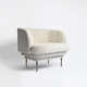 moderner Sessel / Samt / Farbe anpassbar