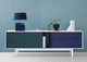 modernes Sideboard / Holzfurnier / MDF / mit Schubladen