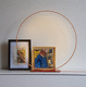 Tischlampe / Stahl / Messing / modern