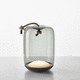 Tischlampe / geblasenes Glas / Kunststoff / modern