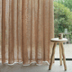einfarbige Gardine / Polyester / FR-Polyester / transparent
