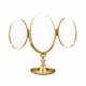 Spiegel für Badezimmer / Stand / klassisch / oval / Messing