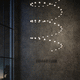 LED-Seilleuchte / rund / Metall / Metalldraht
