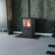 Pelletkaminofen / 0 - 5 kW / 5 kW...10 kW / bodenstehend