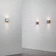 Wandleuchte / minimalistisches Design / für den Innenraum / Metall / geometrisch
