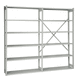 Regalsystem für Gewerbegebrauch / Standard / Stahl / modular