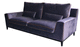 modernes Sofa / violett / Samt / Zweisitzer