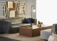 Modulsofa / modern / braun / Stoff