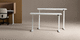 Transitions-Arbeitstisch / Laminat / Gestell aus Laminat / rechteckig