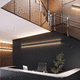 moderne Wandleuchte / für den Innenraum / Aluminium / rechteckig