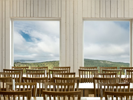 Sweco Architekten errichtet timber-framed Gaststätte Schwedens Hemsö an der Festung