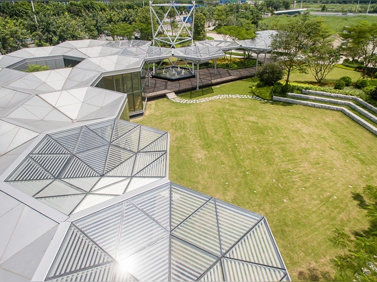 Geöffnete Architektur entwickelt reconfigurable Aufbausystem von tessellating Hexagonen