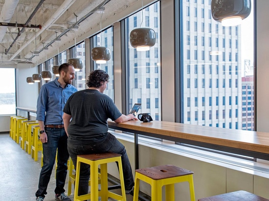 Ein Blick innerhalb des Instacart Büros in San Francisco