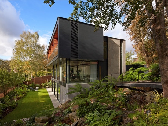 Hampstead Haus durch Stanton Williams entwarf, „den Geist eines Baumhauses“ zu erwähnen