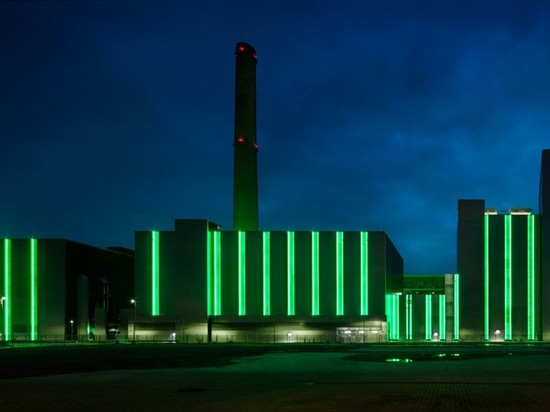 Hochmodernes Kraftwerk in Düsseldorf-Doppelten als Aussichtsturm