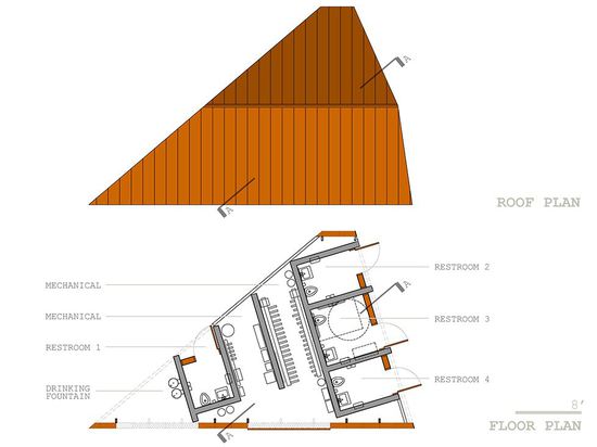 Fußboden-Plan/Dach-Plan