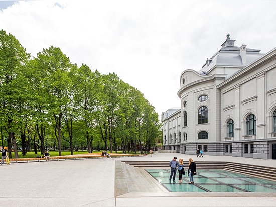 Rigas historisches lettisches Nationalmuseum der Kunst erneuert