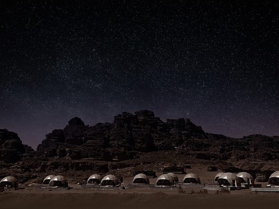 Wüstenhaubenlager in Jordanien bietet Touristen „die Mars“ Erfahrung an