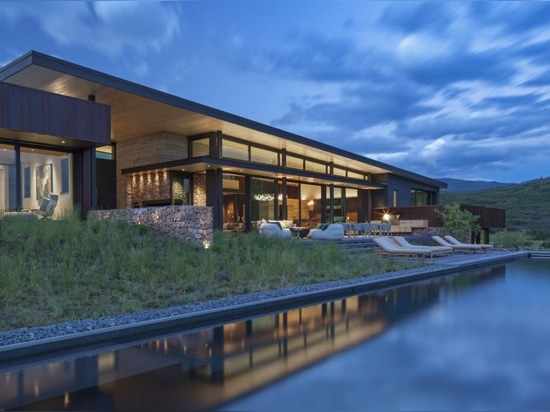 LEED-Goldhaus holt modernen Luxus zu einer Colorado-Arbeitsranch