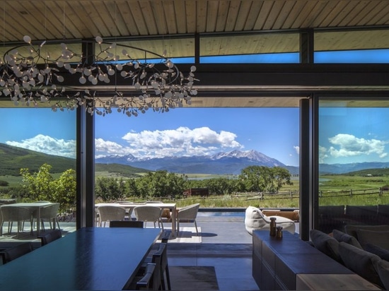 LEED-Goldhaus holt modernen Luxus zu einer Colorado-Arbeitsranch