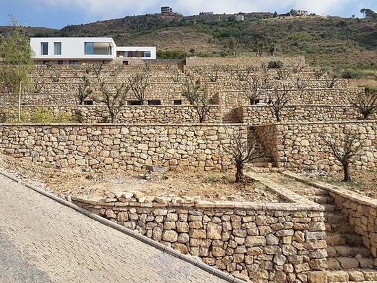 AccentDG entwirft ein horizontales Familienlandhaus in den chouf Bergen vom Libanon