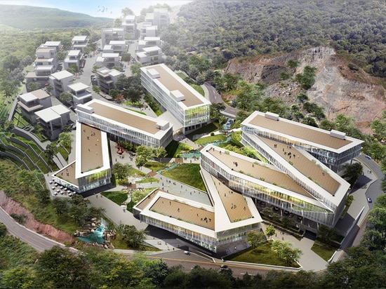 Pwd-Architektur, zum des Bodens auf Natur-hineingegossener Mischgebrauchentwicklung in Dali, China zu brechen