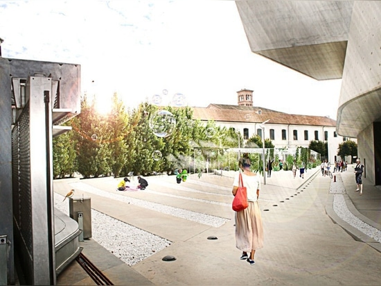 Rom. Ein neuer vorübergehender Wald für das MAXXI