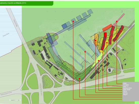 Pechersky-Hubschrauber-Landeplatz und Smaragdhafengewerbegebiet