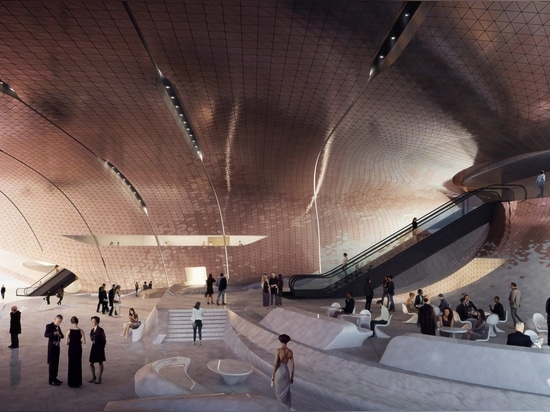 Zaha Hadid Architects, zum des Konzertsaals für philharmonisches Orchester Ural zu entwerfen