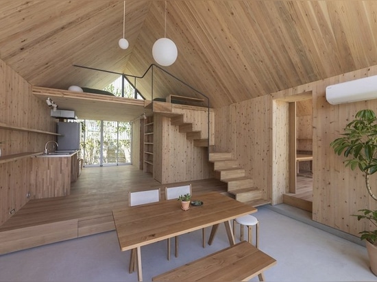 der Fujisan-Architektenstudio benutzt CLT-Holz für Fertigwohnung in Japan