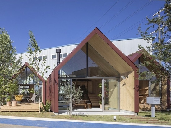 der Fujisan-Architektenstudio benutzt CLT-Holz für Fertigwohnung in Japan