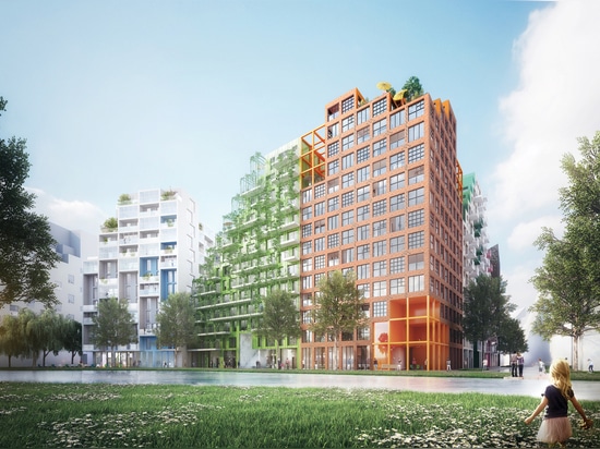 Manuelle Gautrand Designs Futuristic Housing-Block für Amsterdam