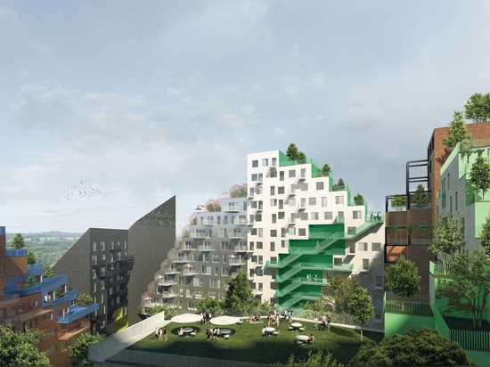 Manuelle Gautrand Designs Futuristic Housing-Block für Amsterdam