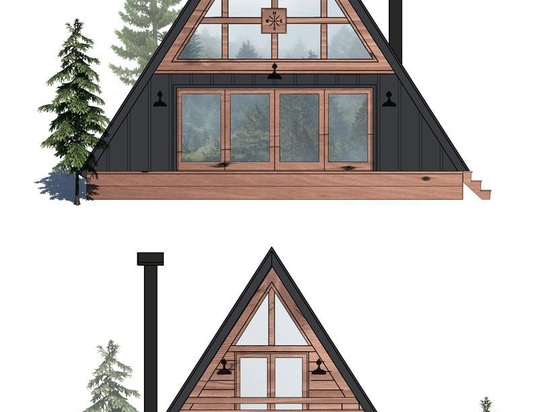 AYFRAYM ist ein erschwingliches A-Frame'cabin-in-a-box' Konzept