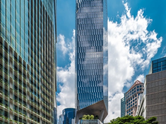 Der von der KPF entworfene Turm in Singapur fördert den "nachhaltigen Städtebau"