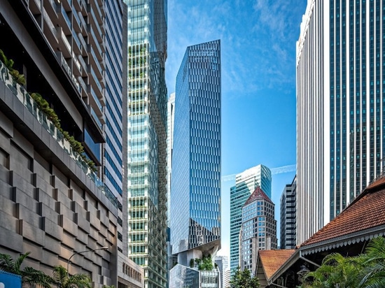 Der von der KPF entworfene Turm in Singapur fördert den "nachhaltigen Städtebau"