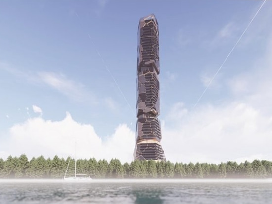 MU-Architektur bekämpft Zersiedelung mit PEKULIARI Wohnturm in Quebec